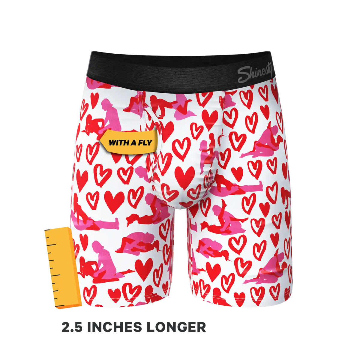 The Hot-Blooded Handbook | Valentines Ball Hammock® Boxer - Long Leg