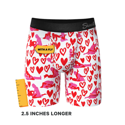 The Hot-Blooded Handbook | Valentines Ball Hammock® Boxer - Long Leg