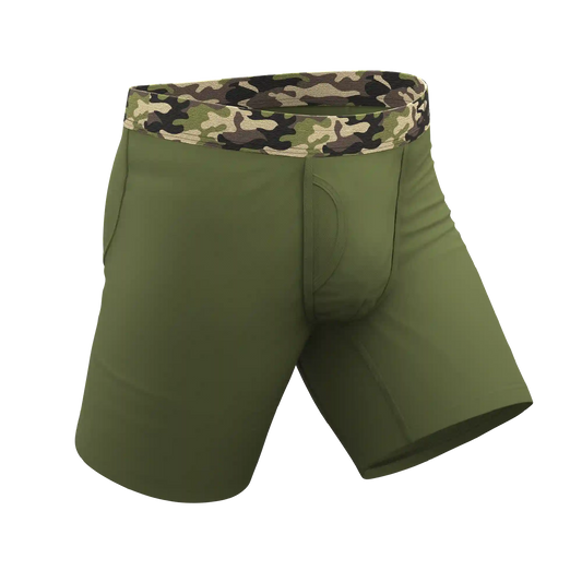 The Reinforcement | Tonal Camo Ball Hammock® Boxer - Long Leg