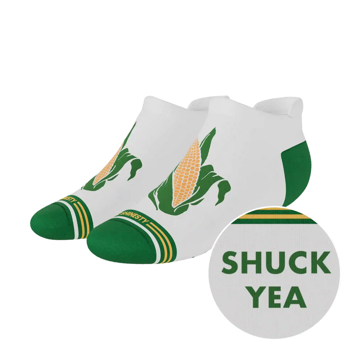 The Shuck Yea | Corn Heel Hammock™ Ankle Socks