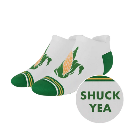 The Shuck Yea | Corn Heel Hammock™ Ankle Socks