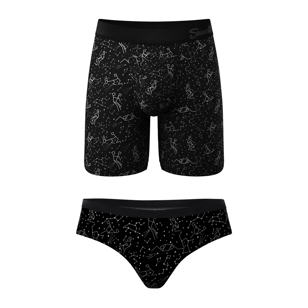 The Big Bang | Constellation Long Ball Hammock® Boxer With Fly and Cheeky Matching Underwear Pack