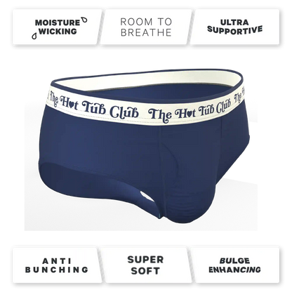 The Jet Set | Hot Tub Club Navy Ball Hammock® Pouch Underwear Briefs