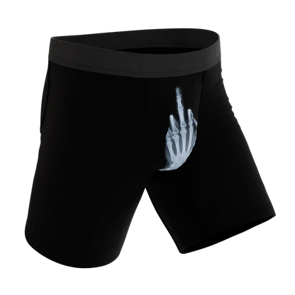 The XXX Ray | Middle Finger X Ray Ball Hammock® Boxer - Long Leg