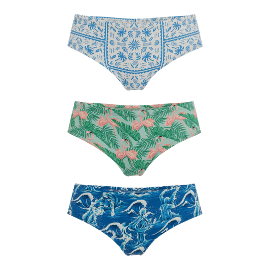 The Mediterranean Mischief | Cheeky Underwear 3 Pack