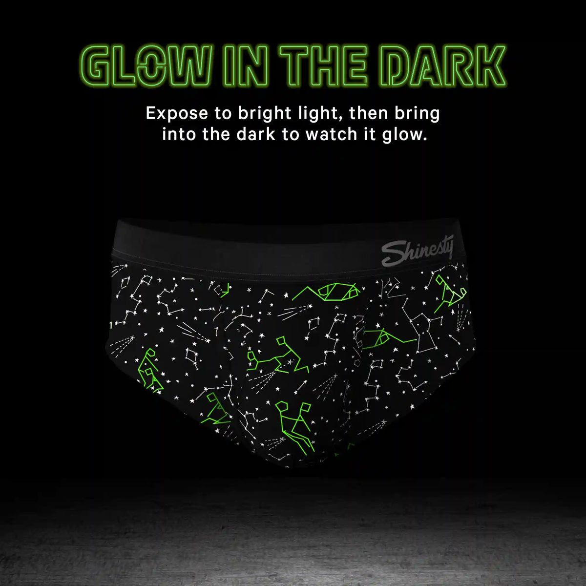 The Big Bang | Glow In The Dark Constellation Ball Hammock® Pouch Underwear Briefs