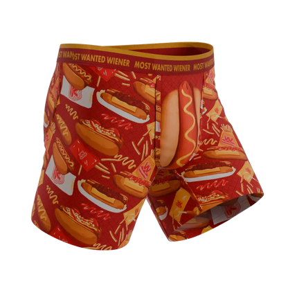 The Big W's | Shinesty x Wienerschnitzel Ball Hammock® Pouch Underwear