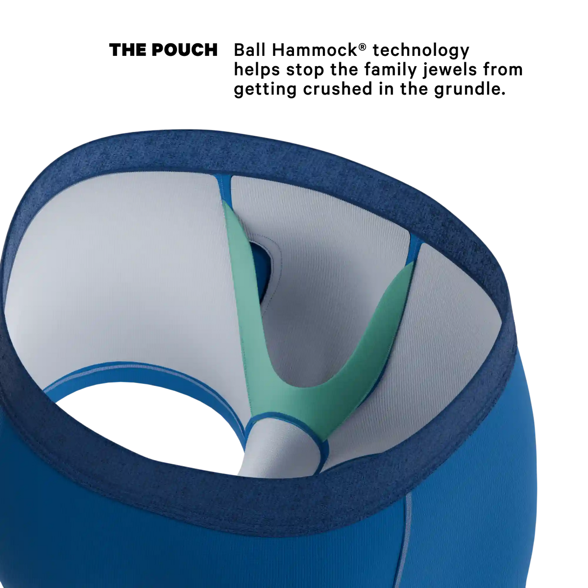 The Skydiver | Ocean Blue Ball Hammock® Pouch Trunks Underwear