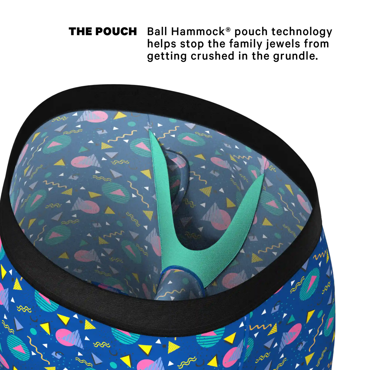 The Bus Stop | Retro Shapes Ball Hammock® Boxer - Long Leg