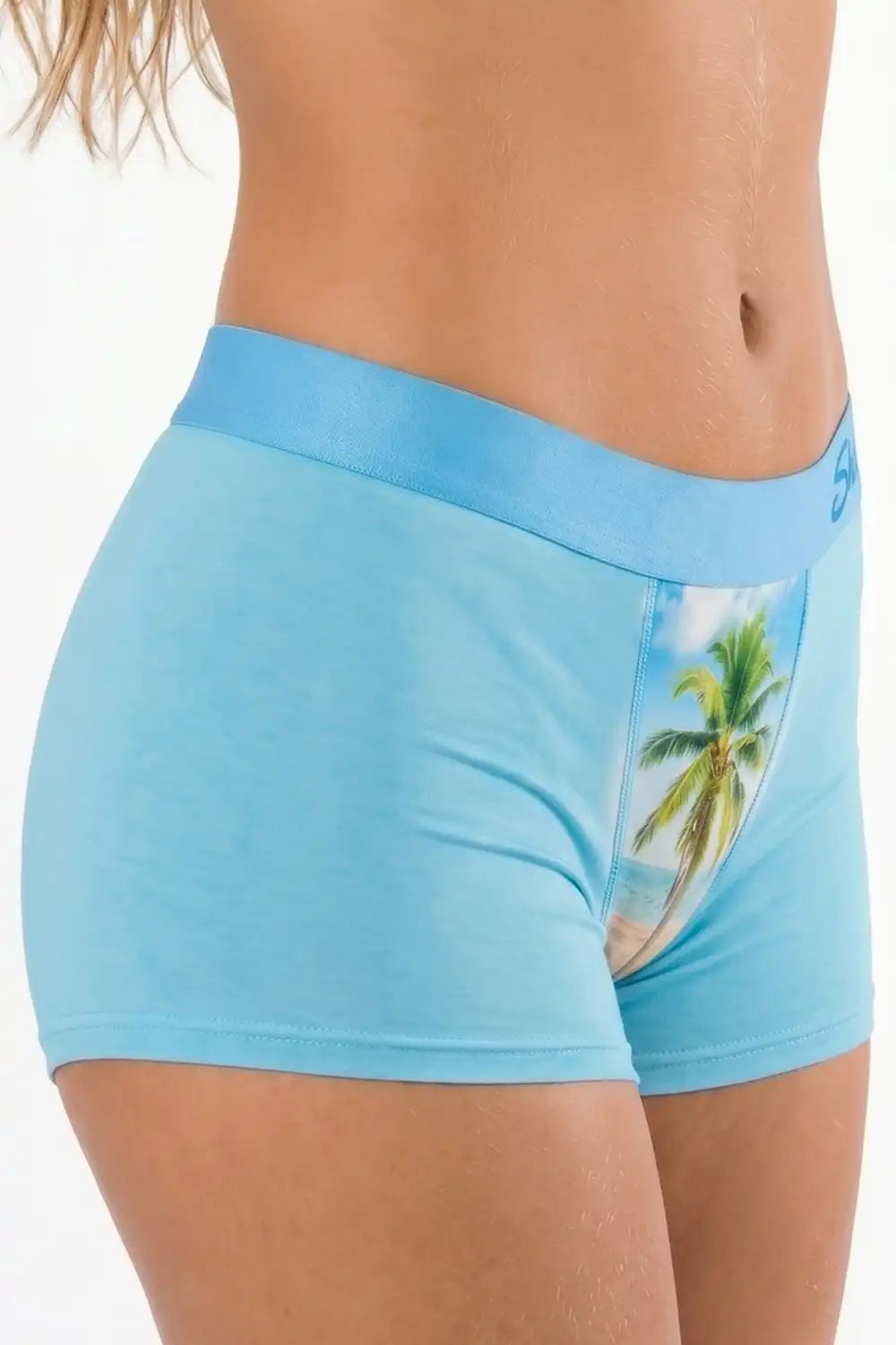 The Beach Please | Palm Tree Women’s Boxers