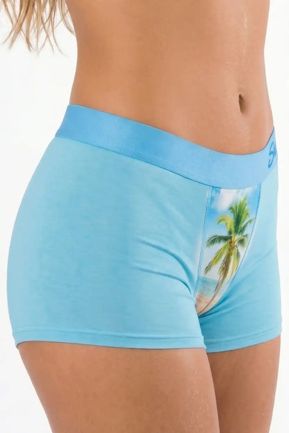 The Beach Please | Palm Tree Women’s Boxers